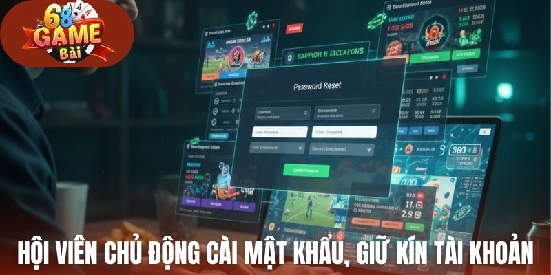 Hội viên chủ động cài đặt mật khẩu, giữ kín tài khoản