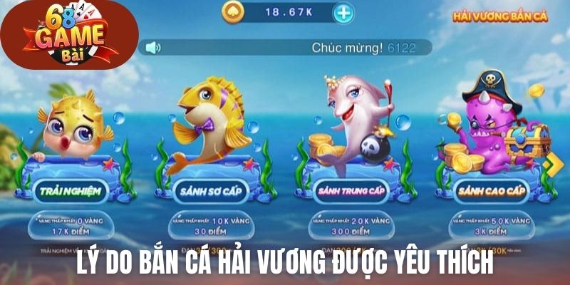 Lý do Bắn Cá Hải Vương được nhiều người yêu thích