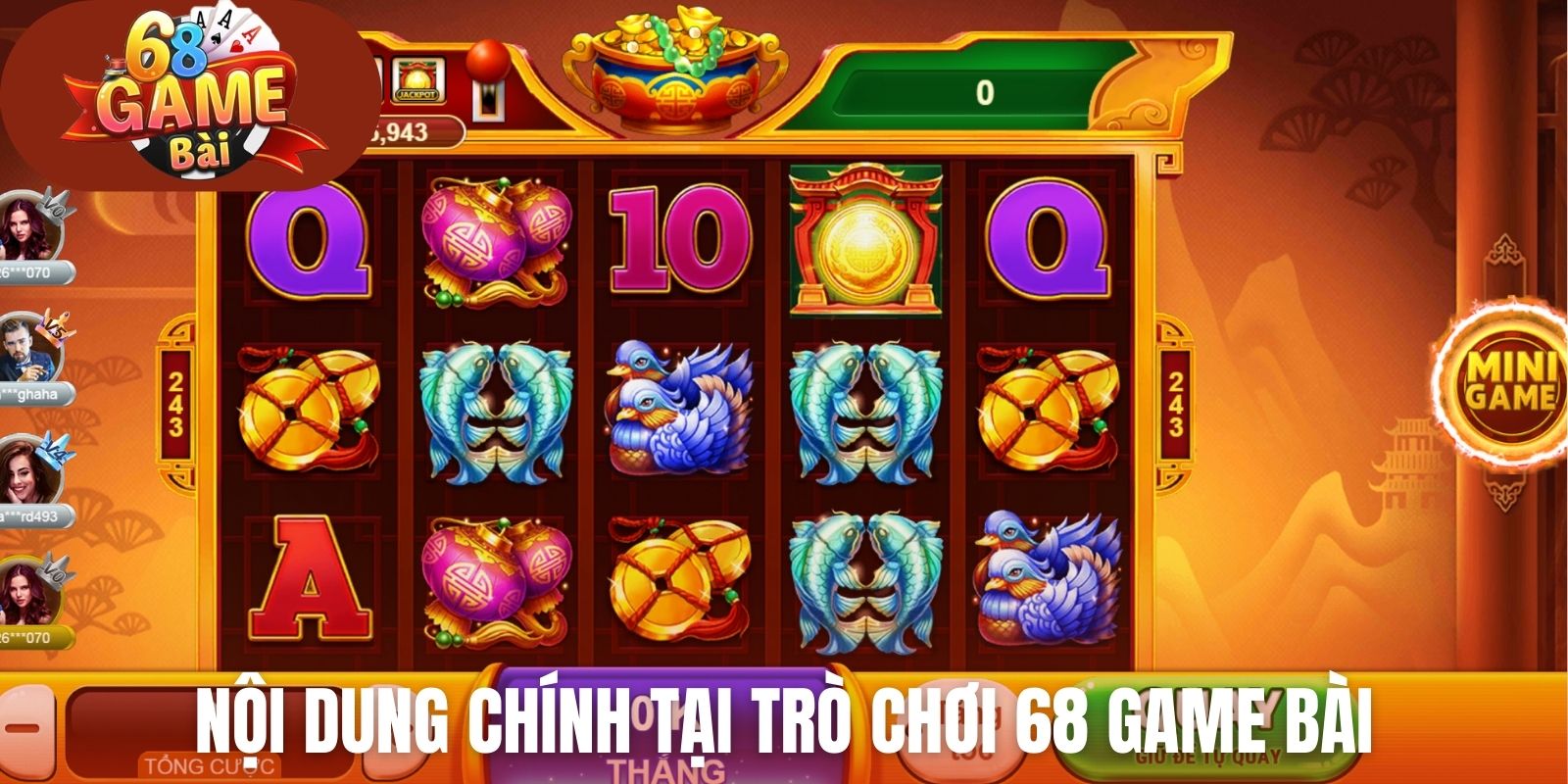 Những nội dung chính được đăng tải thường xuyên tại Trò Chơi 68 Game Bài