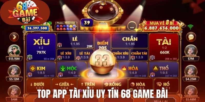 Top app tài xỉu uy tín 68 Game Bài